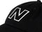 New Balance 6 Panel Block N Black Snapback Hat
