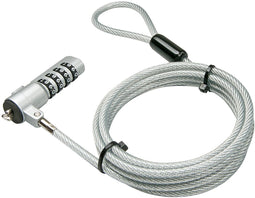 Lindy 20980 - Combinatieslot - Roestvrijstaal - 1,8 m (1 stuk)