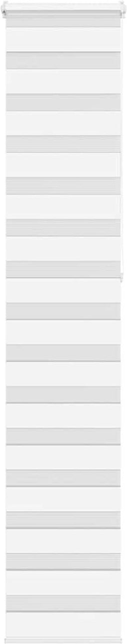 vidaXL - Zebra - rolgordijn - 40x230 - cm - stofbreedte - 35,9 - cm - polyester - wit