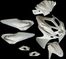 Plaatset Yamaha Aerox-R 2014 9-delig Wit Edge