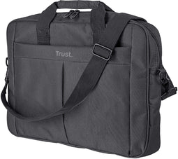 Trust Primo - Schoudertas voor laptops tot 16 inch - Stofbestendig - Zwart
