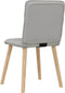 vidaXL - Eetkamerstoelen - 2 - st - stof - wolk - grijs