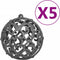 vidaXL - Kunstkerstboom - met - verlichting - en - kerstballen - 150 - cm - PVC - wit