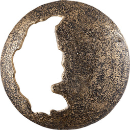 PTMD Wandpaneel Merve - 50x11x50 cm - Aluminium - Goud