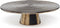Dutchdeluxes - Keramiek - Taartplateau - Platinum Goud - Serveren van hapjes - Groot - 32 cm diameter