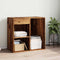 vidaXL - Cosmeticakast - 80x40x75 - cm - bewerkt - hout - oud - houtkleurig