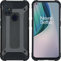 iMoshion Hoesje Geschikt voor OnePlus Nord N10 5G Hoesje - iMoshion Rugged Xtreme Backcover - Zwart
