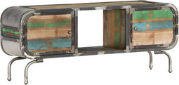 vidaXL - Tv-meubel - 110x30x42 - cm - massief - gerecycled - hout - meerkleurig
