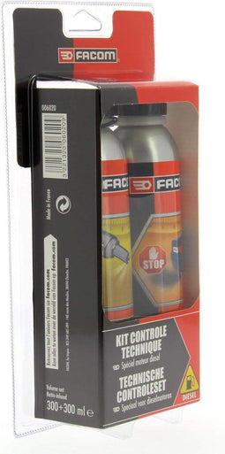 Facom Diesel technische inspectie kit 2X300 ml - Injectiereiniger en anti-rookbehandeling