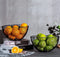 Metalen fruitmand, fruitschaal, fruit- en groenteopslag, ronde fruitmanden voor keukens en eettafel