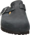 Birkenstock Boston - Unisex Clogs - Geolied nubuck - Zwart - Maat 41