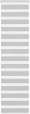 vidaXL - Zebra - rolgordijn - 60x230 - cm - stofbreedte - 55,9 - lichtgrijs