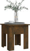 vidaXL - Salontafel - 40x40x42 - cm - bewerkt - hout - gerookt - eikenkleur