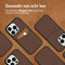 Accezz iPhone 14 Pro - Back Cover - Premium Leather Card Slot - Bruin