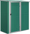 vidaXL - Tuinschuur - 180,5x97x209,5 - cm - gegalvaniseerd - staal - groen