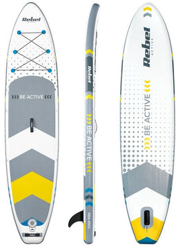 Rebel RBA-4500-WH - Opblaasbaar SUP-board met Accessoires - Wit