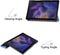 3-Vouw sleepcover hoes - Geschikt voor Samsung Galaxy Tab A8 (2021) - Lichtblauw