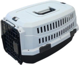 M-Pets Viaggio - Hondenvervoersbox - IATA goedgekeurd - 58,4 x 38,7 x 33 cm - Zwart/grijs