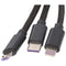 AccuCell 3IN1 USB datakabel - Oplader kabel - Geschikt voor USB-C iPhone Micro-USB - Zwart