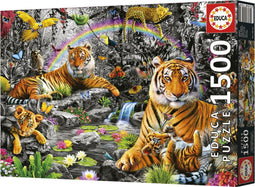 Puzzel Educa Tijgers 1500 stukjes