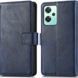 iMoshion Hoesje Geschikt voor OnePlus Nord CE 2 Lite 5G Hoesje Met Pasjeshouder - iMoshion Luxe Bookcase - Donkerblauw