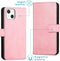 iMoshion Hoesje Geschikt voor iPhone 13 Hoesje Met Pasjeshouder - iMoshion Luxe Bookcase - Roze