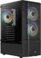Aerocool Quantum Mesh - PC Midi-Tower - 3x 12cm RGB Fan - Zwart