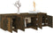 vidaXL - Tv-meubel - 120x30x40,5 - cm - bewerkt - hout - gerookt - eikenkleurig