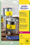 Avery Etiketten Heavy Duty ft 45,7 x 21,2 mm geel 5 stuks