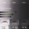 Brilliant Gaiano - Plafondventilator - LED 48W - Ø 48 cm - Dimbaar - RGB - Wit en Hout