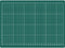 Snijmat a4 300x220mm groen