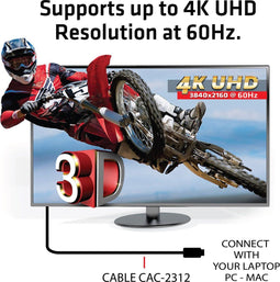 Club3D CAC-2312 - HDMI-kabel - 4K UHD 60 Hz - Zwart 5 m