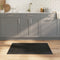 vidaXL - Vloerkleed - rechthoekig - 70x100 - cm - bamboe - zwart