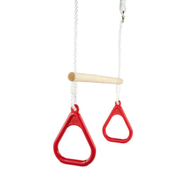Simba - Houten turnringen outdoor set - Verstelbare trapeze - Meerkleurig
