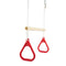 Simba - Houten turnringen outdoor set - Verstelbare trapeze - Meerkleurig