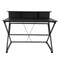 Bureau tafel computer laptop Stoer - industrieel moderne stijl - 110 cm breed - zwart