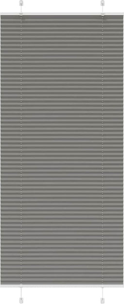 vidaXL - Plissé - rolgordijn - 90x200 - cm - stofbreedte - 89,4 - cm - antraciet