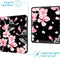 imoshion E-reader Hoesje - Geschikt voor Tolino Epos 3 - Design Slim Hard Case Sleepcover Bookcase met stand - Blossom Watercolor Black