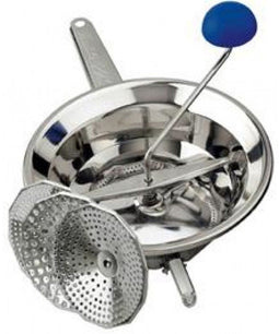 OMAC Passeerzeef - RVS - 24 cm - 3 verwisselbare schijven