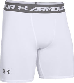 Under Armour Armour Heatgear Comp Short - Sportbroek - Heren - Maat S - Wit