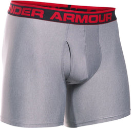 Under Armour Boxershort - Maat L - Mannen - grijs/zwart/rood