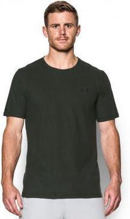Under Armour - Charged Cotton Short Sleeve - Groen - Heren - maat XL