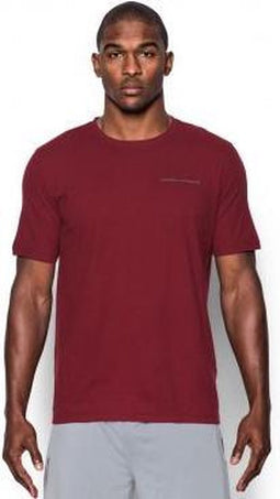Under Armour - Charged Cotton Short Sleeve - Rood - Heren - maat L