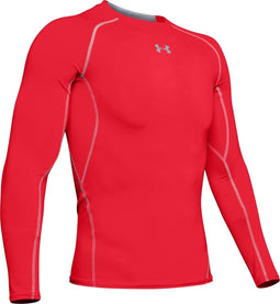 Under Armour HG Armour LS Sporttrui Heren - Rood - Maat XL
