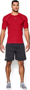 Under Armour HG Armour S/S Fitness Shirt Heren - Maat S