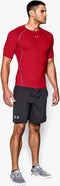 Under Armour HG Armour S/S Fitness Shirt Heren - Maat S