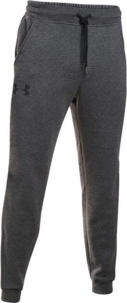 Under Armour Rival Cotton Jogger - Sportbroek - Carbon Heather - Heren - Maat S