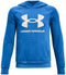 Under Armour RIVAL FLEECE HOODIE-Blauw Circuit/Onyx Wit