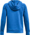 Under Armour RIVAL FLEECE HOODIE-Blauw Circuit/Onyx Wit