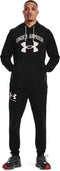 Under Armour RIVAL TERRY BIG LOGO HD-Zwart/Onyx Wit - Maat M - heren